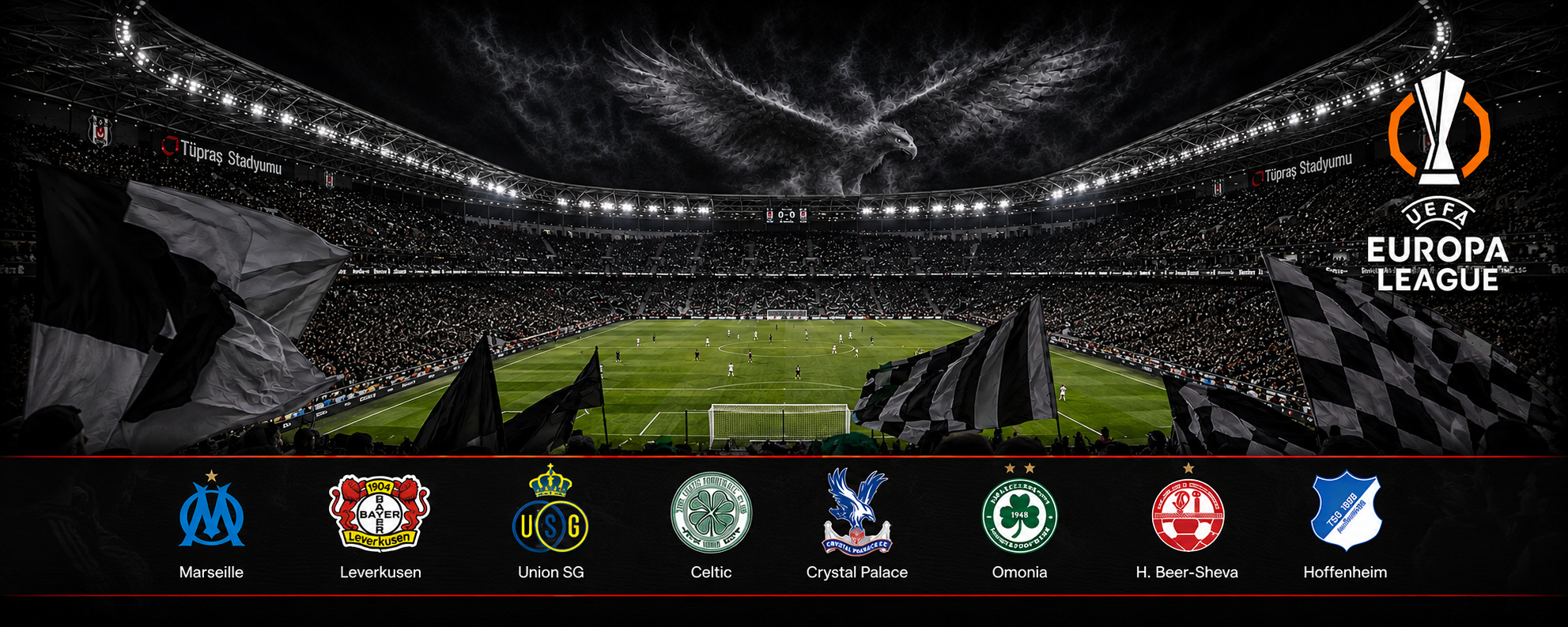 Beşiktaş’ın UEFA Avrupa Ligi’ndeki rakipleri belli oldu